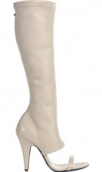 Patrizia Pepe Open Toe Boots White